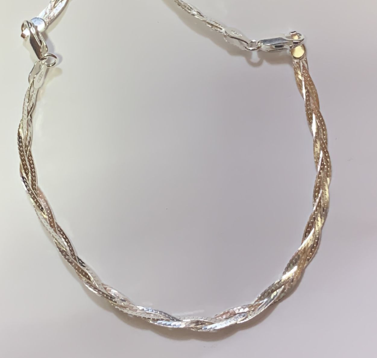 PULSEIRA TRANÇADA 3 FIOS -18,5CM