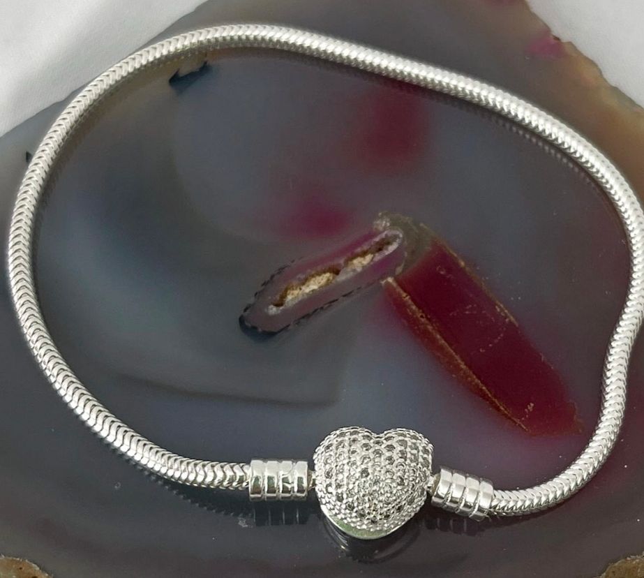 PANDORA CORAÇÃO CRAVEJADO- 17CM