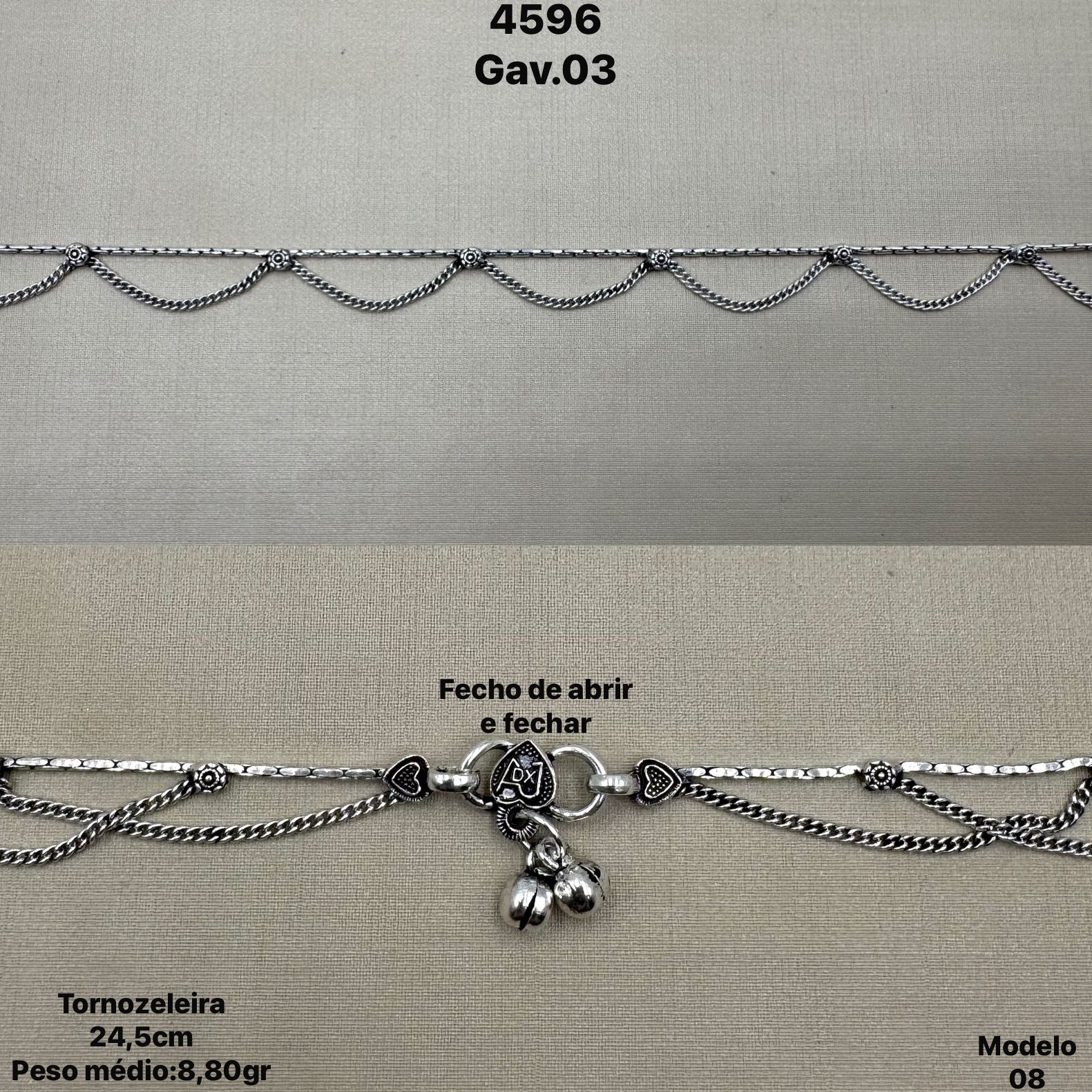 TORNOZELEIRA BALI II - 24,5CM