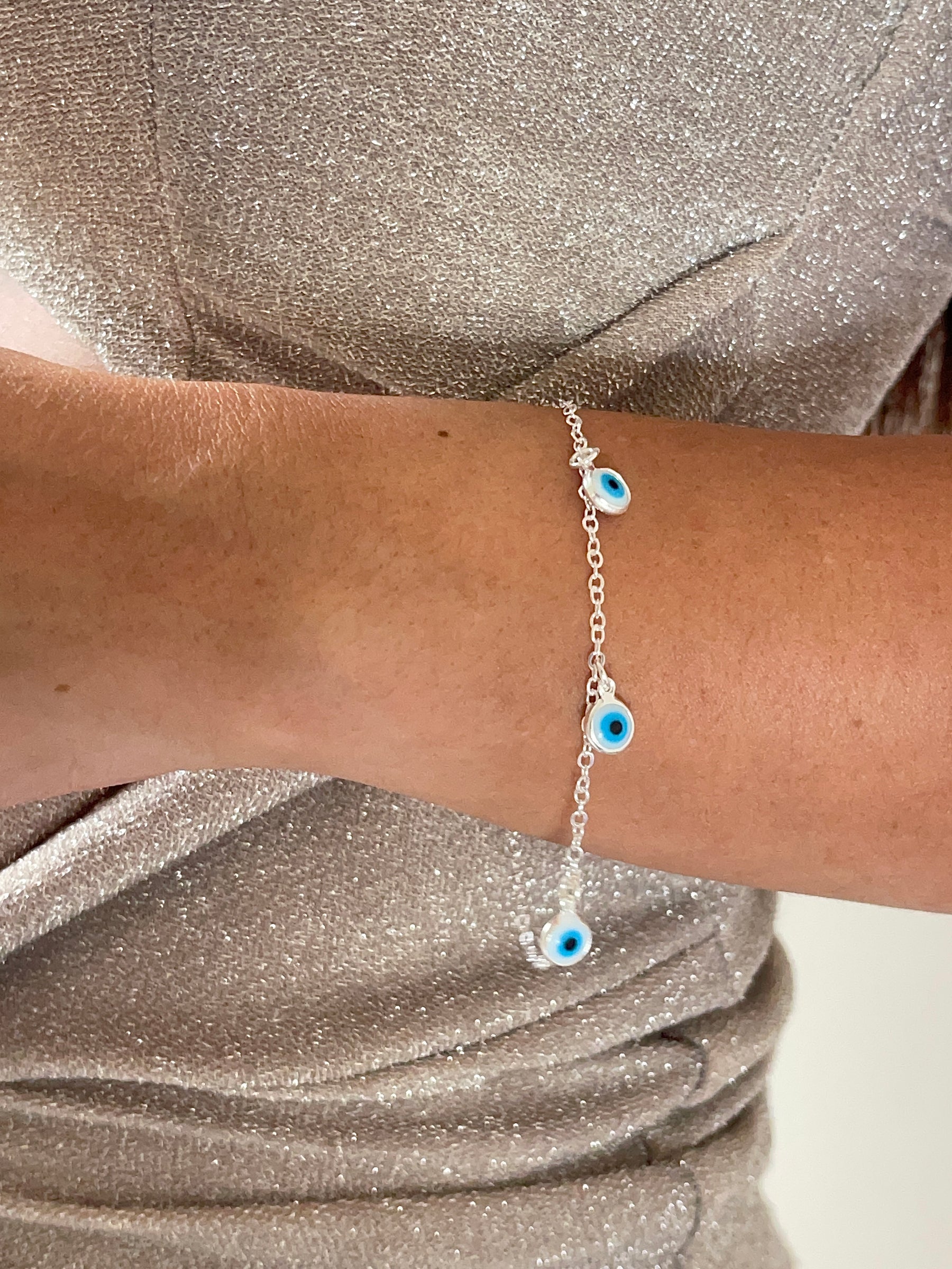 PULSEIRA OLHO GREGOPENDANTE - 18,5CM