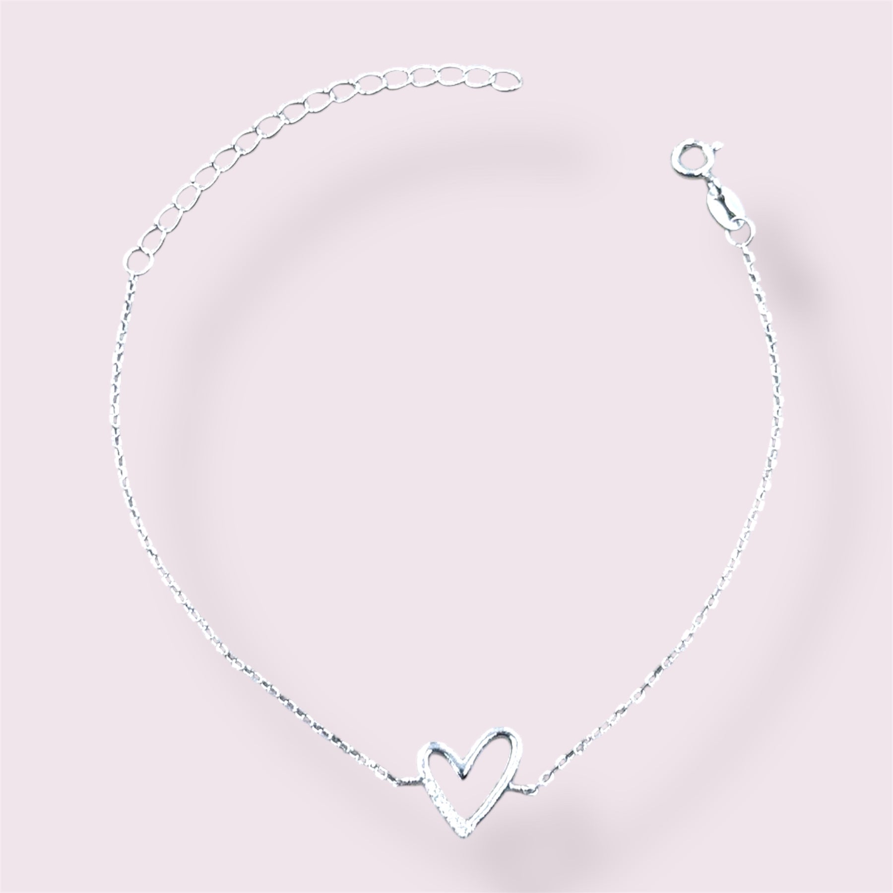 PULSEIRA CORAÇÃO DESENHADO CRV - 16+5CM