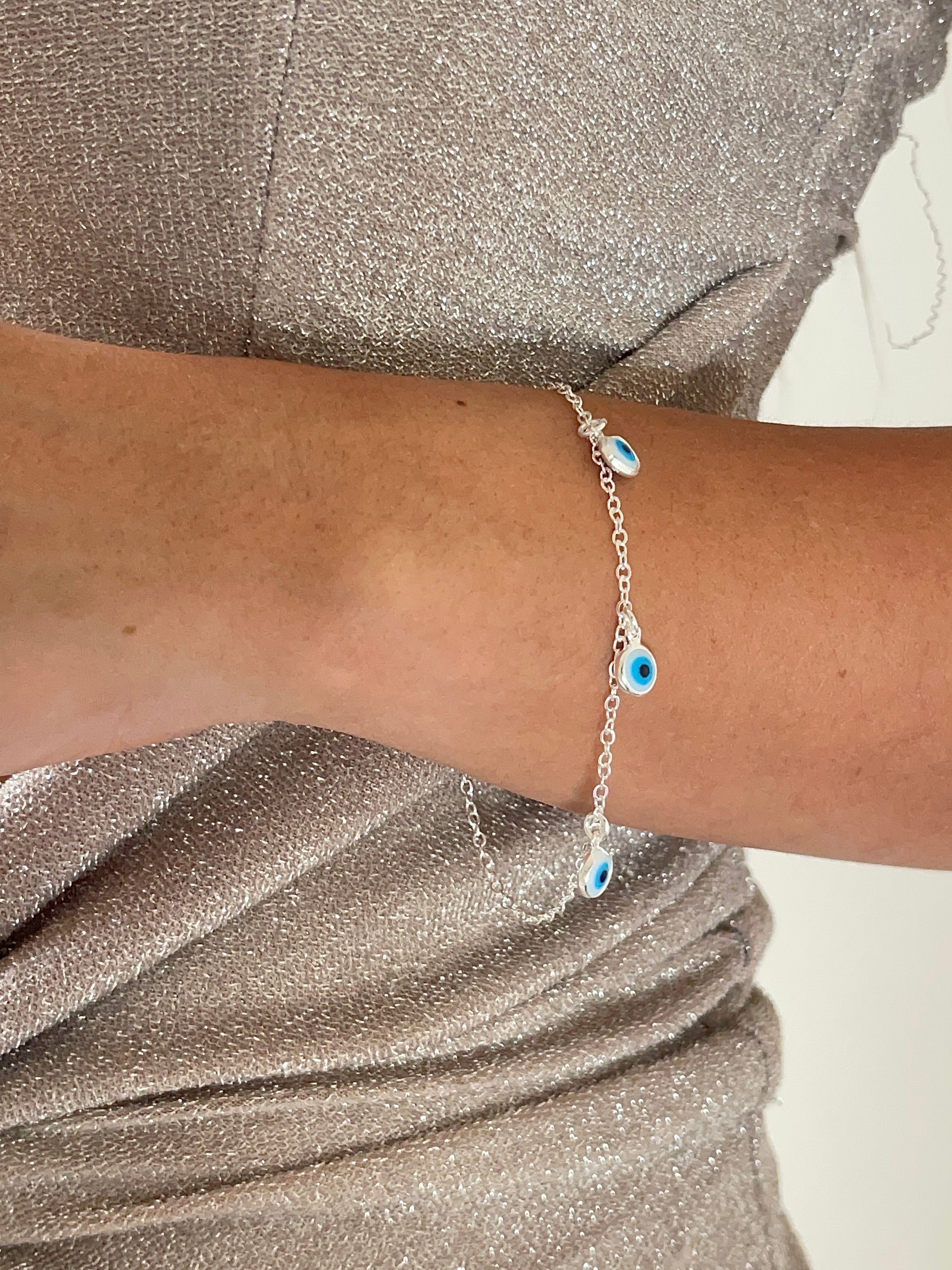 PULSEIRA OLHO GREGOPENDANTE - 18,5CM