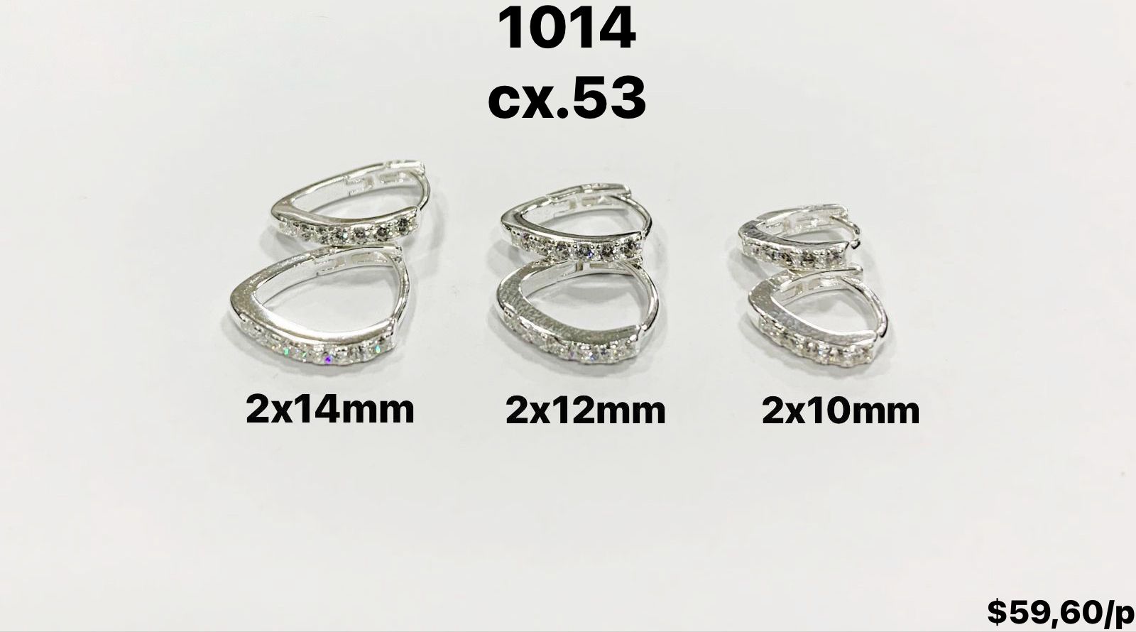 BRINCO TRIO V CRAVEJADO - 10MM 12MM 14MM