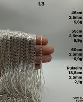 PULSEIRA PIPOCA 2,5MM - 18,5CM