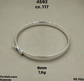 PULSEIRA BRACELETE REDONDO MEIACANA - 6MM
