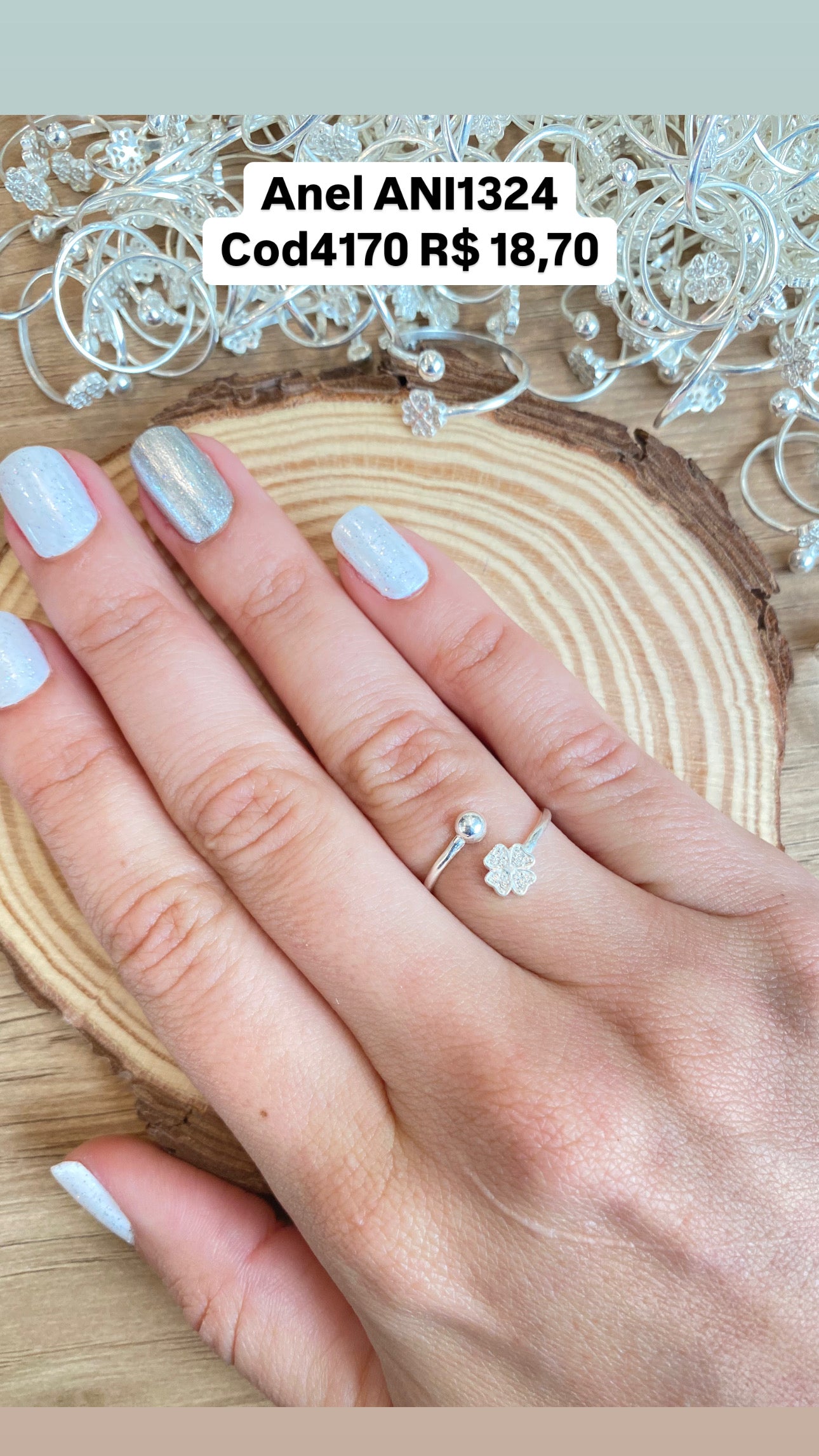 ANEL TREVO DA SORTEREGULÁVEL