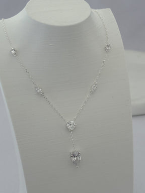 COLAR PEDRARIA CRISTAL - 40+5CM