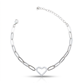 PULSEIRA CORRENTE CORAÇÃO CRV 16+5CM