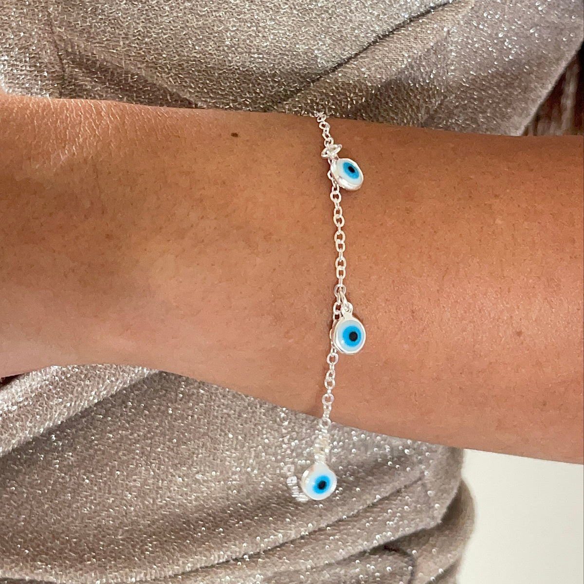 PULSEIRA OLHO GREGOPENDANTE - 18,5CM