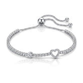 Pulseira Riviera Gravatinha Coração de Luz