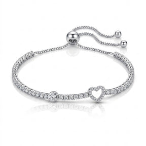 Pulseira Riviera Gravatinha Coração de Luz
