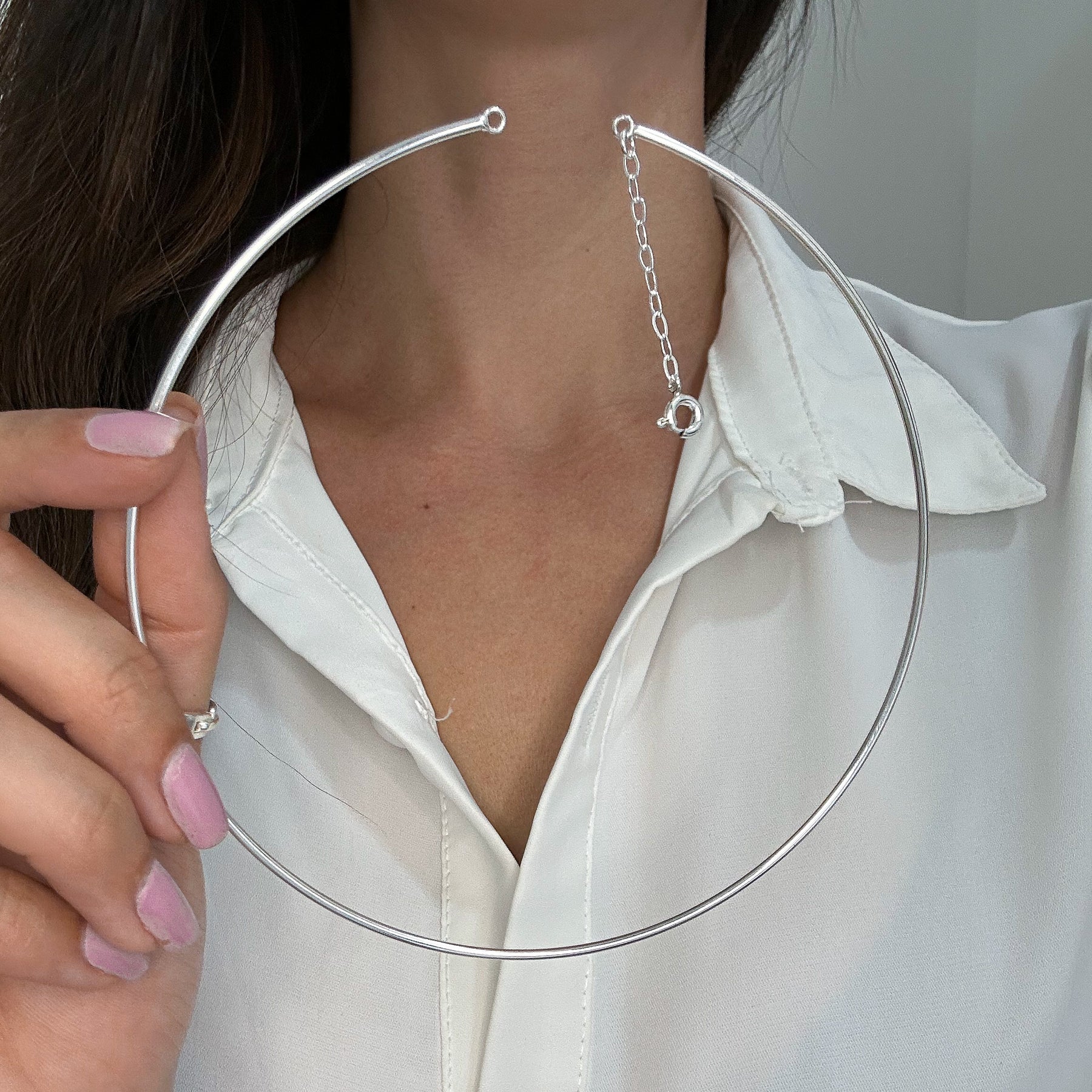 GARGANTILHA ARO REDONDO - 35+5CM