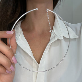 GARGANTILHA ARO REDONDO - 35+5CM