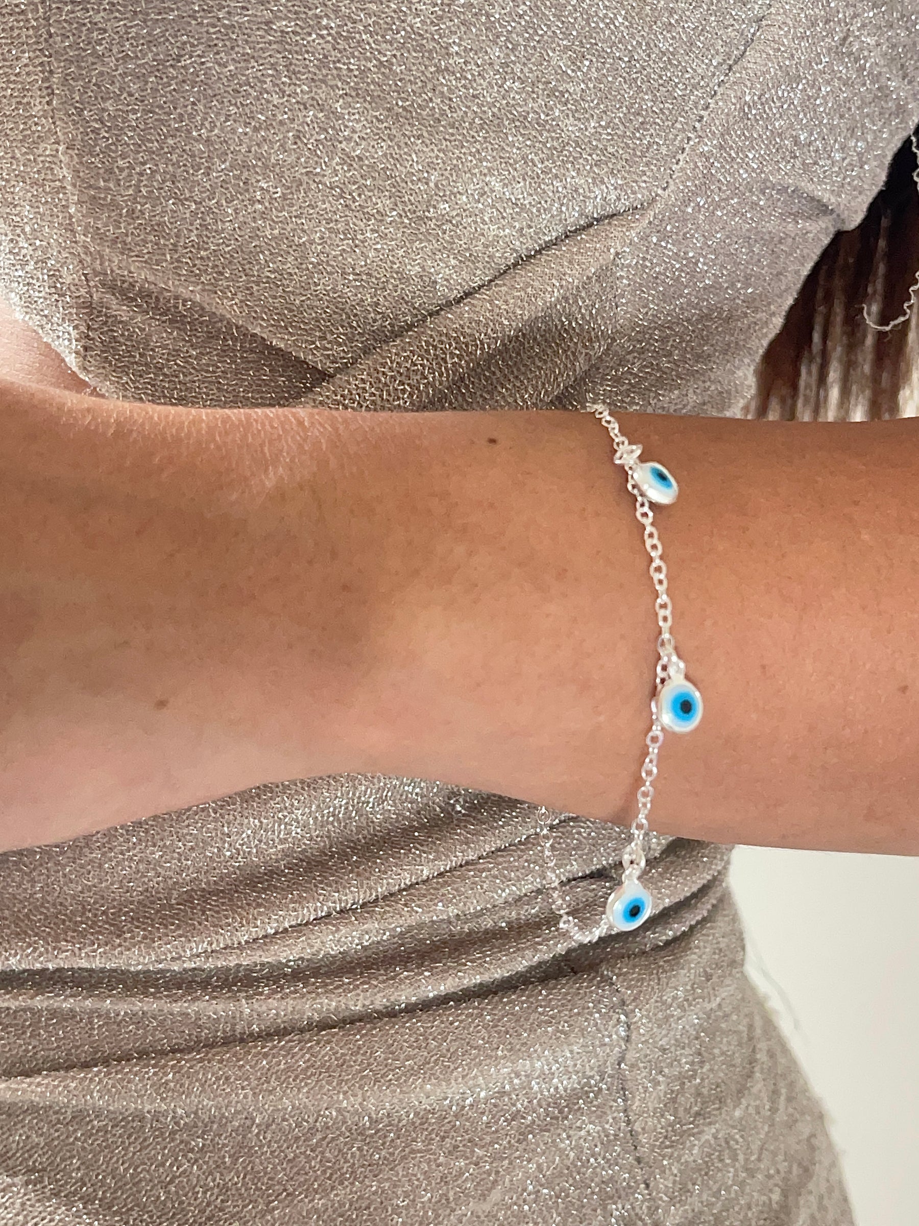 PULSEIRA OLHO GREGOPENDANTE - 18,5CM