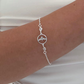 PULSEIRA ESPIRITO SANTO BRILHANTE 18,5CM