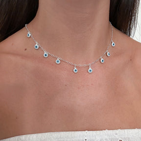 CHOKER OLHO GREGO 40CM