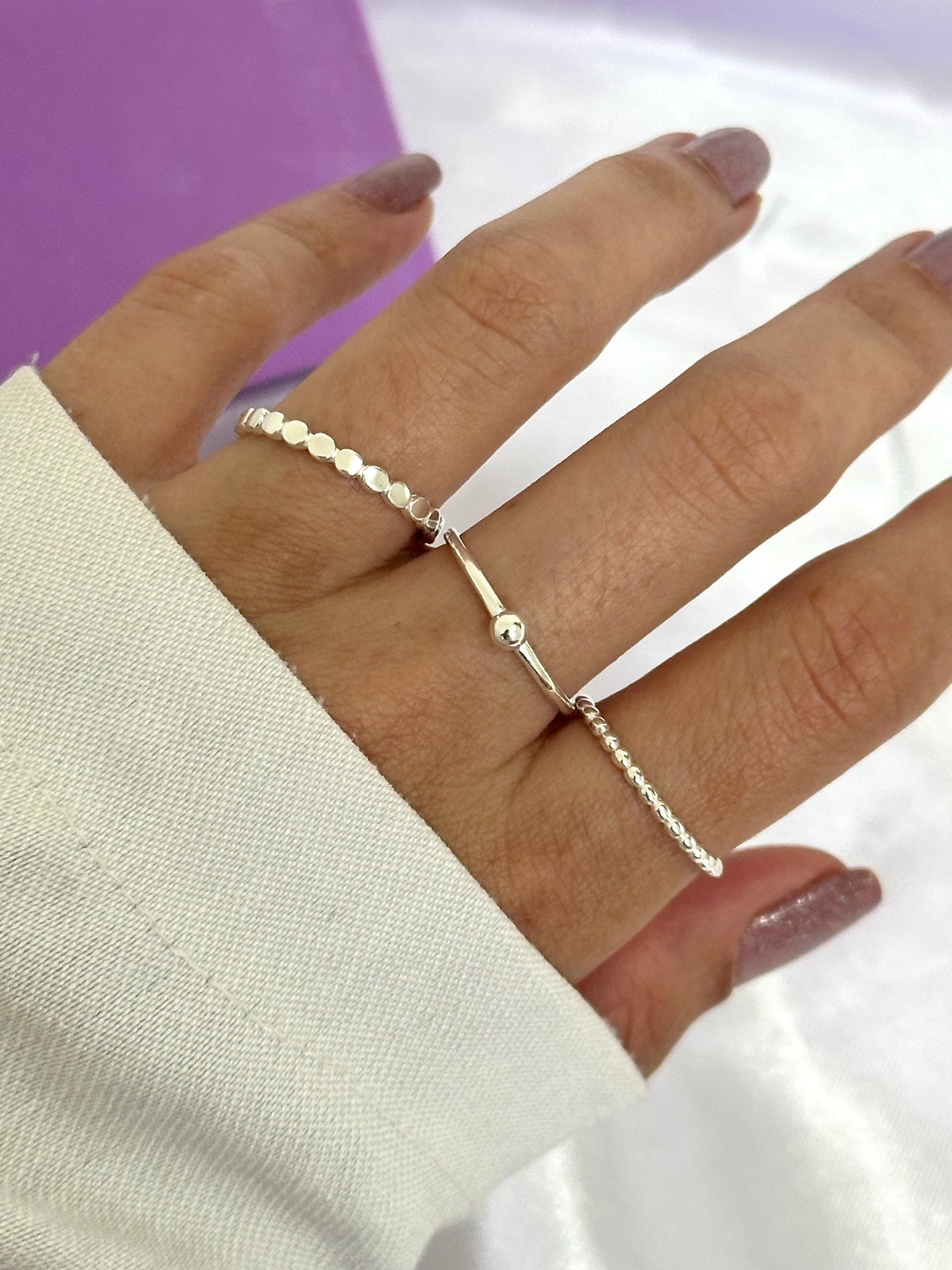 Trio Anel Minimalista