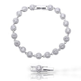 PULSEIRA SWAROVSKI CRV CRISTAL 17,5+2,5CM