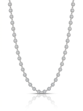 COLAR SWAROVSKI CRAVEJADO CRISTAL 38+2CM