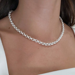 ELO PORTUGUÊS DIAMANTADA 7MM - 45CM