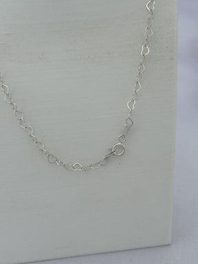 GARGANTILHA ELO CORAÇÕES -50CM