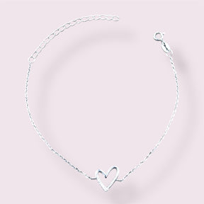 PULSEIRA CORAÇÃO DESENHADO CRV - 16+5CM