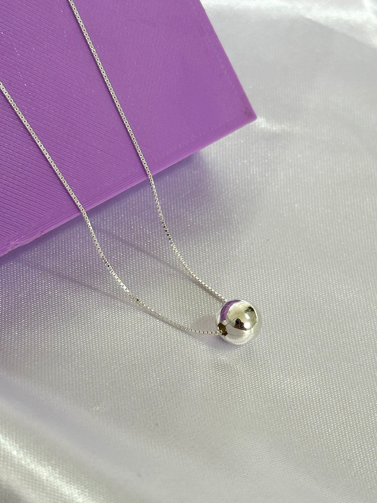 GARGANTILHA ESFERA 8MM -45CM