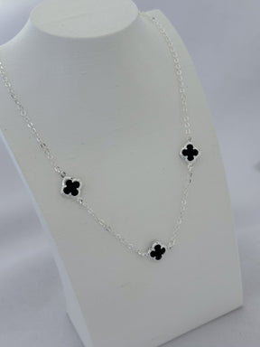 CHOCKER TREVOS PRETO 10MM - 40CM