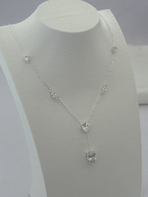 COLAR PEDRARIA CRISTAL - 40+5CM