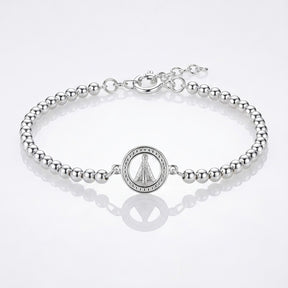 Pulseira Esferas Nsa. Senhora 18,5cm