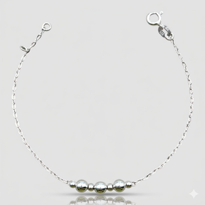 PULSEIRA ESFERAS 5MM E 3MM - 18,5CM